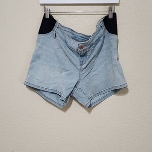 Women's Light Blue Denim Shorts